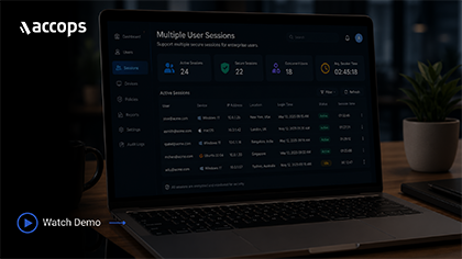 Multiple Simultaneous Sessions for Users in HySecure